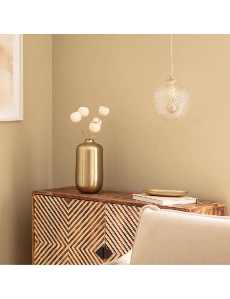 Suspension Métal et Verre Stiklu