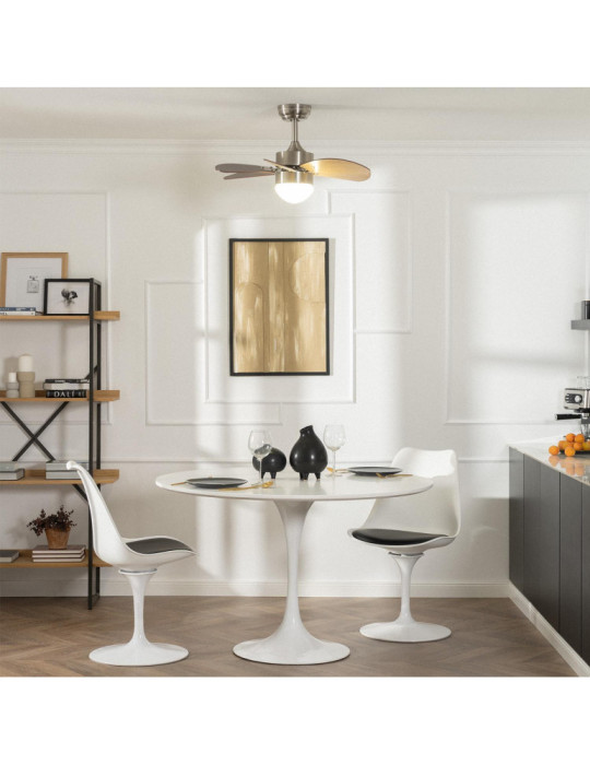 Ventilateur de Plafond Silencieux Orion Bois 81cm Moteur DC