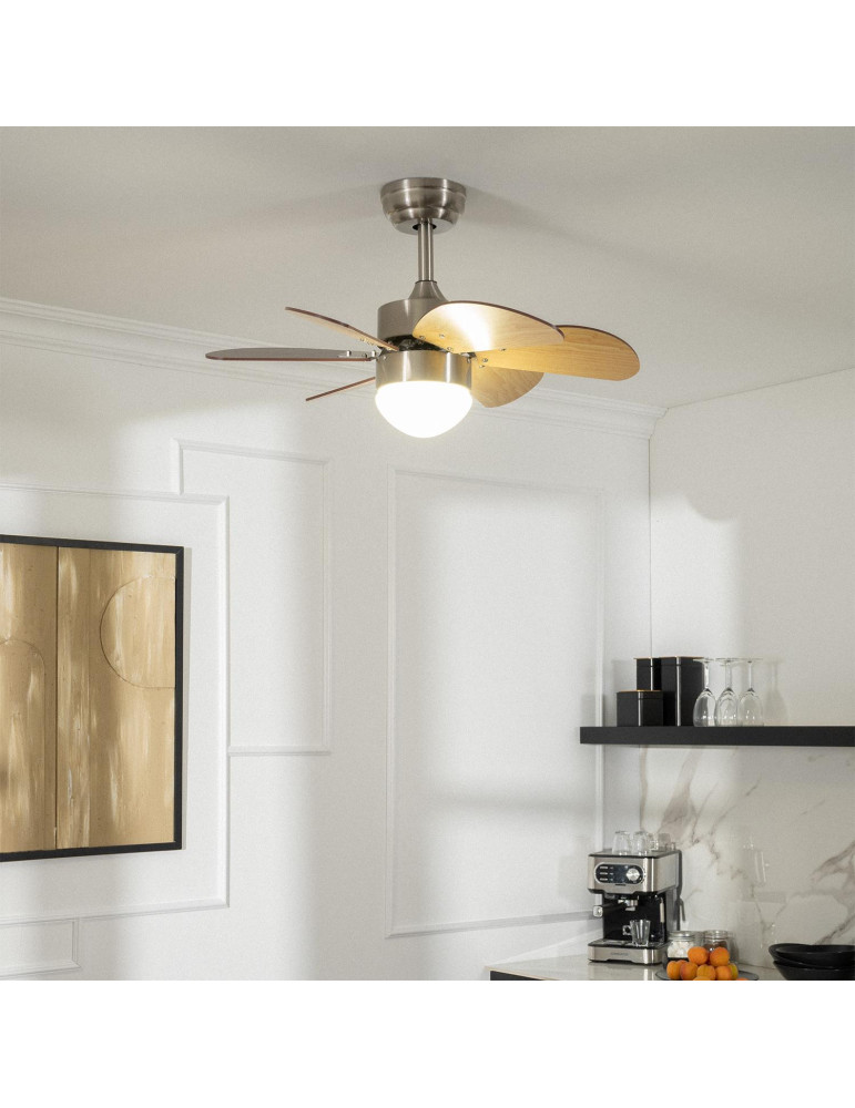 Ventilateur de Plafond Silencieux Orion Bois 81cm Moteur DC