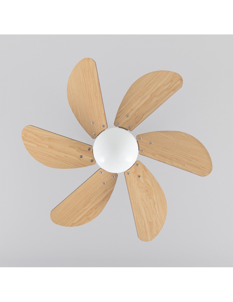 Ventilateur de Plafond Silencieux Orion Bois 81cm Moteur DC