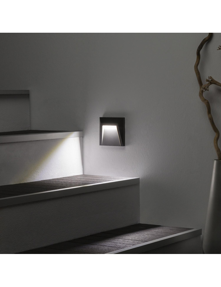 Balise LED Extérieure 1.5W en Saillie au Mur Clover