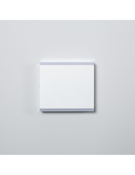Applique Murale LED Extérieure Orus 6W Éclairage Double Face Carrée Blanche