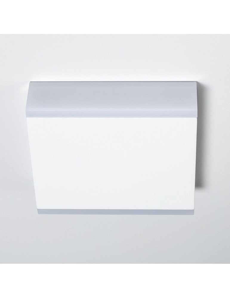 Applique Murale LED Extérieure Orus 6W Éclairage Double Face Carrée Blanche