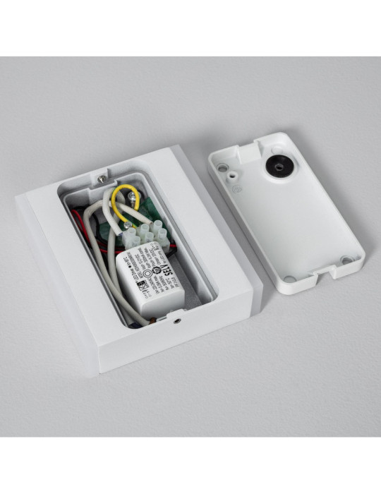 Applique Murale LED Extérieure Orus 6W Éclairage Double Face Carrée Blanche