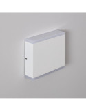 Applique Murale LED Extérieure Orus 6W Éclairage Double Face Carrée Blanche