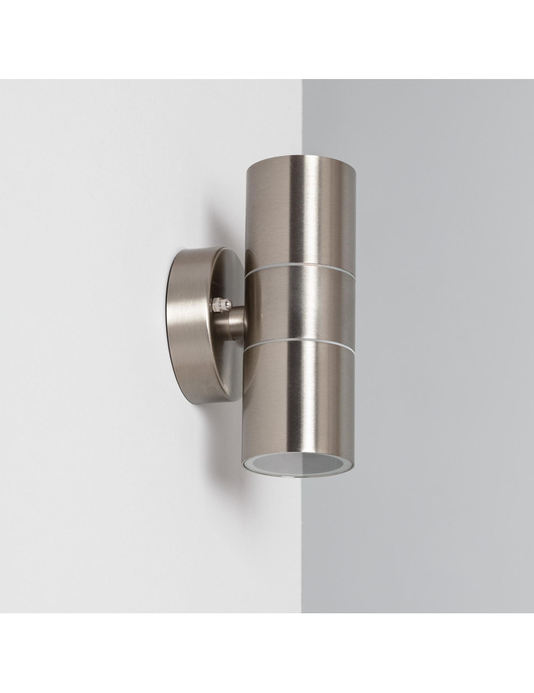 Applique Murale Extérieure Acier Inoxydable Éclairage Double Face Satin Applique Murale Extérieure Acier Inoxydable Éclairage Double Face Satin