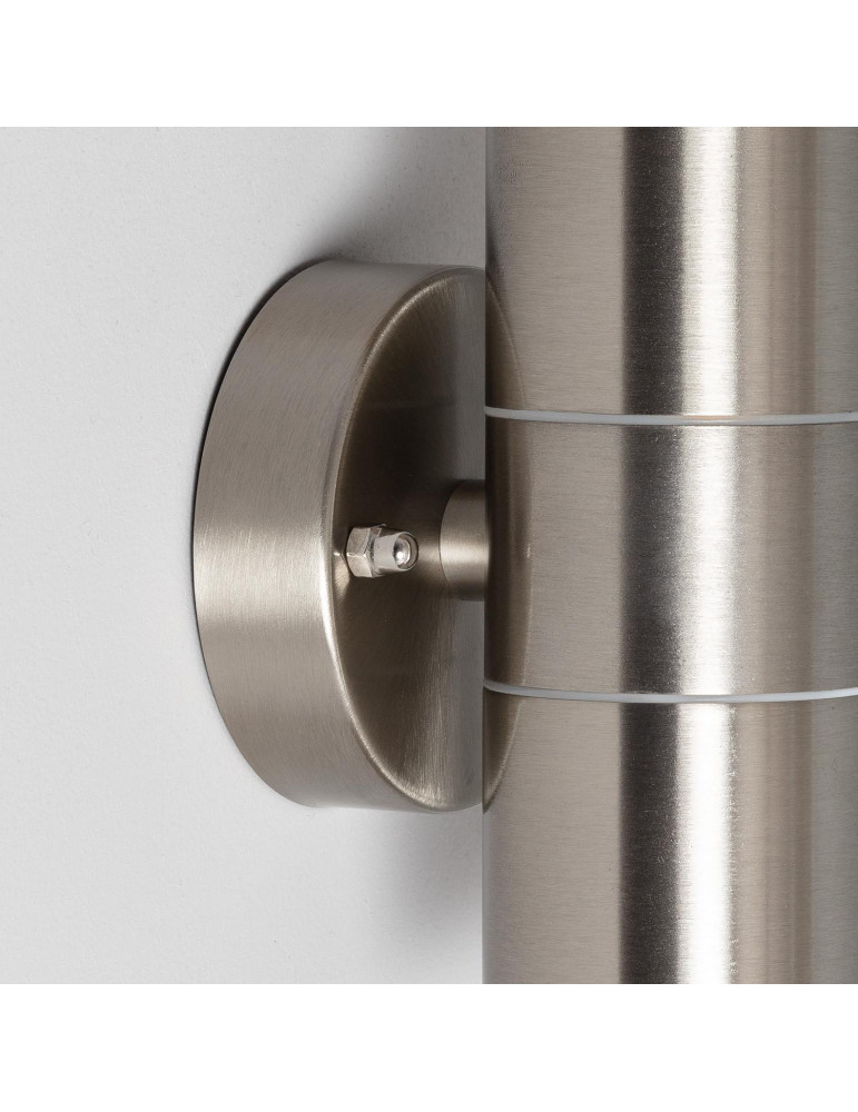 Applique Murale Extérieure Acier Inoxydable Éclairage Double Face Satin