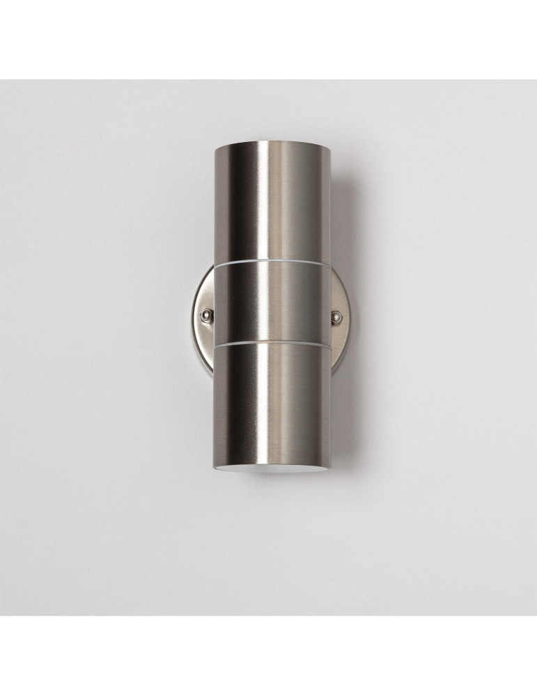 Applique Murale Extérieure Acier Inoxydable Éclairage Double Face Satin