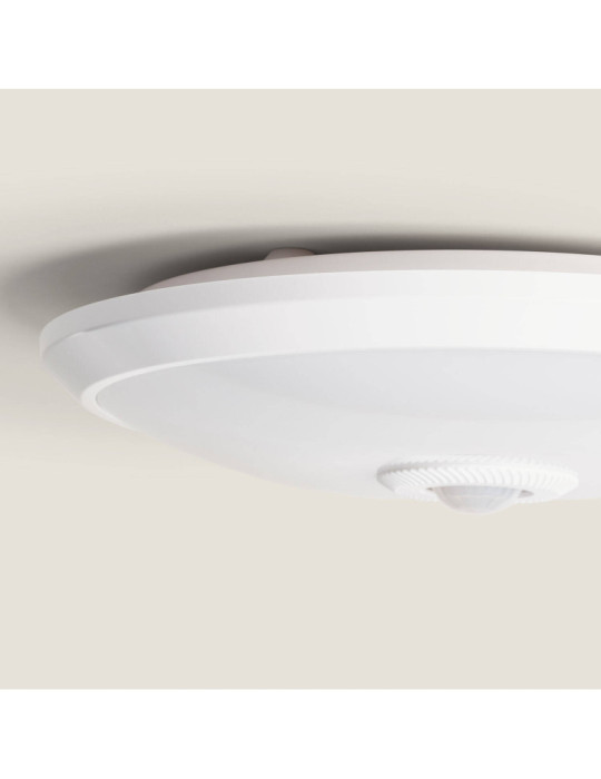 Plafonnier LED 20W avec Détecteur de Mouvement PIR et Crépusculaire