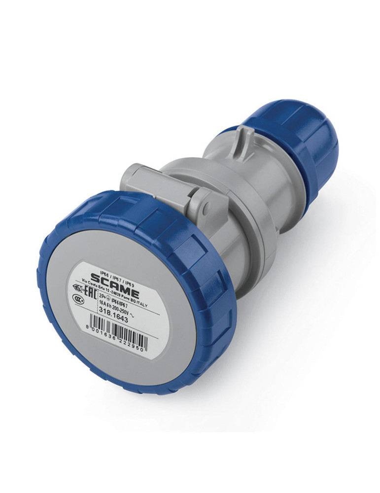 Fiche Industrielle 16A IP66 Optima SCAME