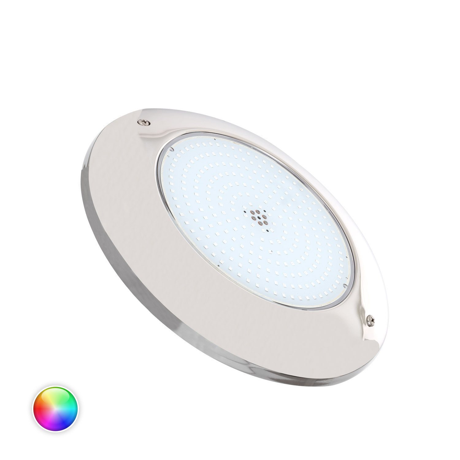 Spot LED Piscine en Saillie Inox RGB Submersible 12V AC IP68 20W  RGB