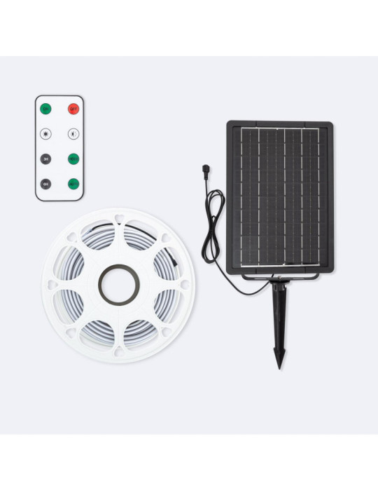 Ruban LED Extérieur Solaire 24V DC SMD2835 60 LED/m 20m IP65 Largeur 12mm Coupe 100 cm