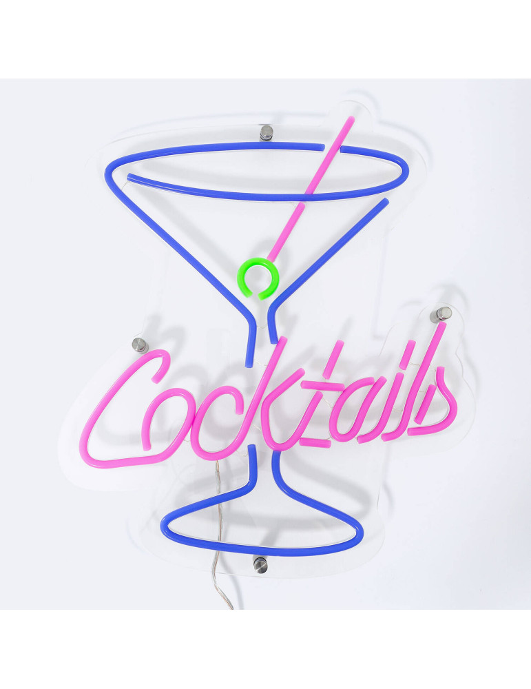 Enseigne Néon LED "Cocktails"
