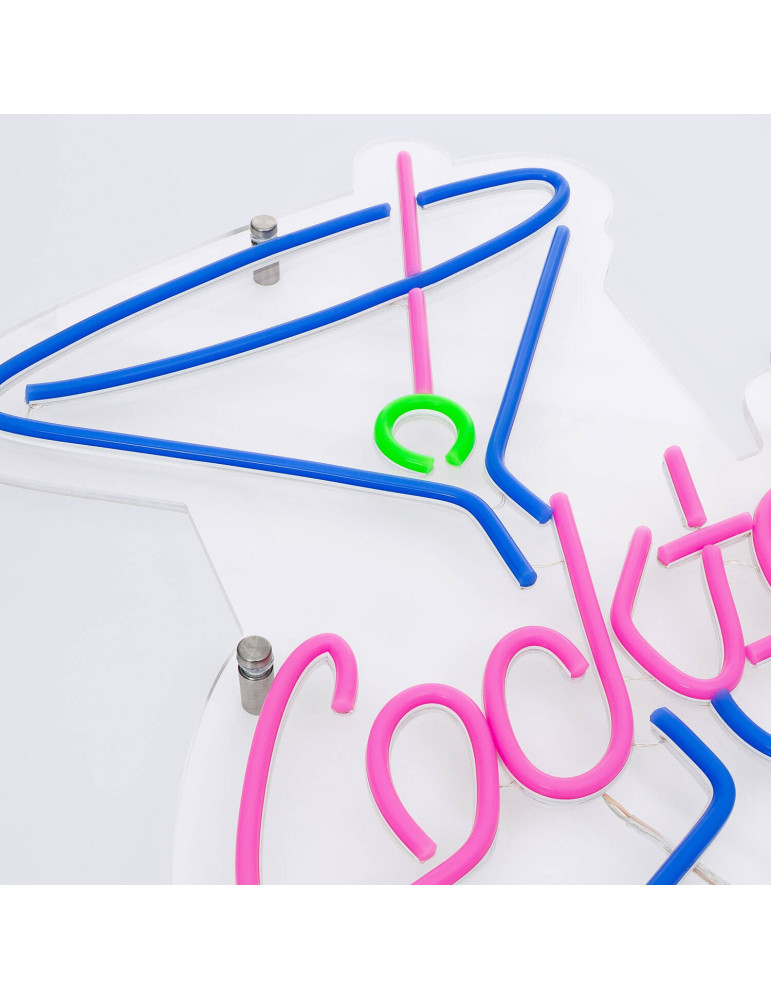 Enseigne Néon LED "Cocktails"