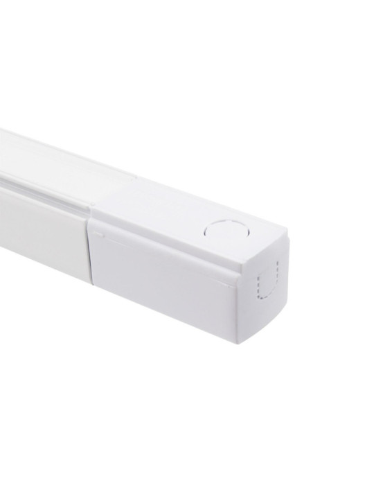 Rail Triphasé Aluminium 2 Mètres pour Spots LED