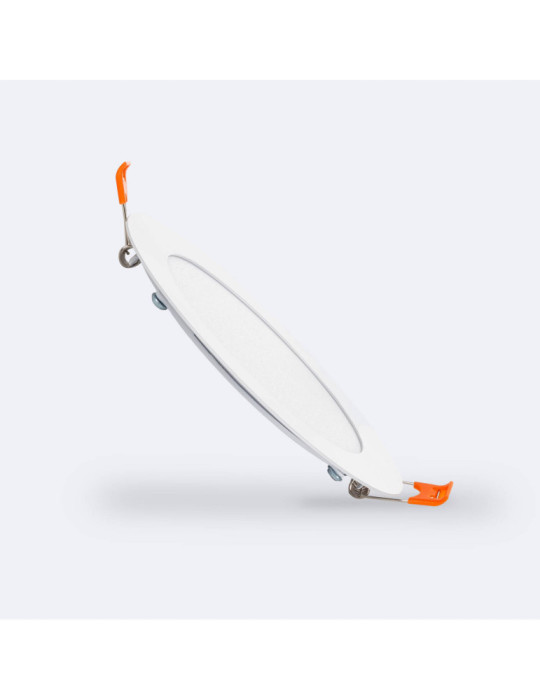 Dalle LED 9W Ronde Extra-Plate Coupe Ø 133 mm Pack 2 Unités