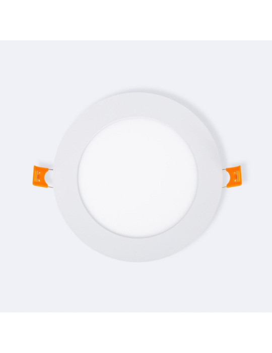 Dalle LED 9W Ronde Extra-Plate Coupe Ø 133 mm Pack 2 Unités