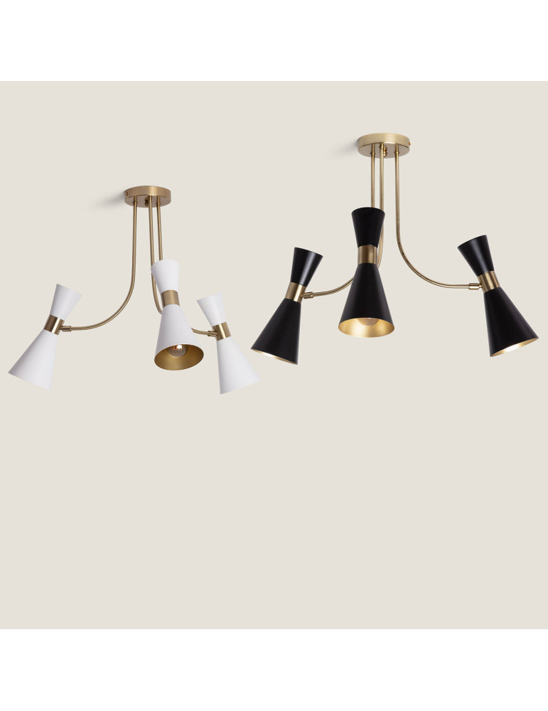 Plafonnier Métal Jigger 3 Spots