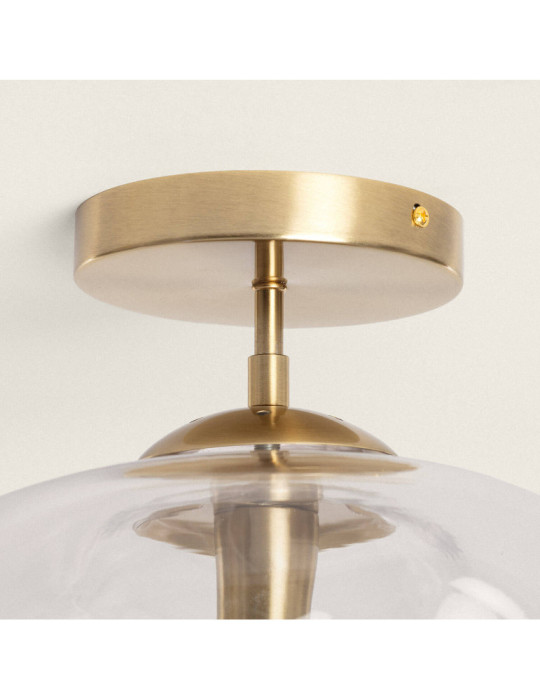 Plafonnier Métal et Verre Halych