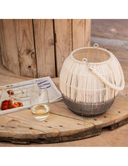 Lampe à Poser LED Portable Corde Naturelle Mero