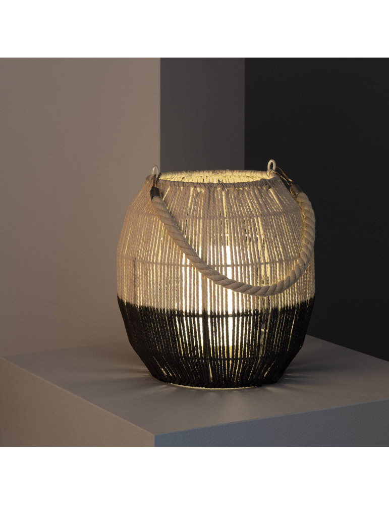 Lampe à Poser LED Portable Corde Naturelle Mero