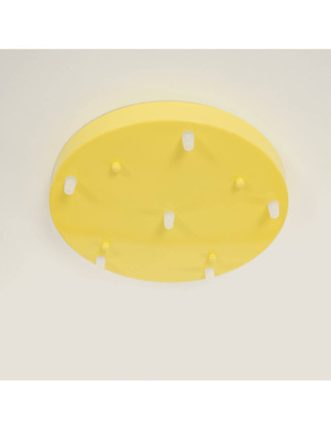 Rosace aluminium 6x1