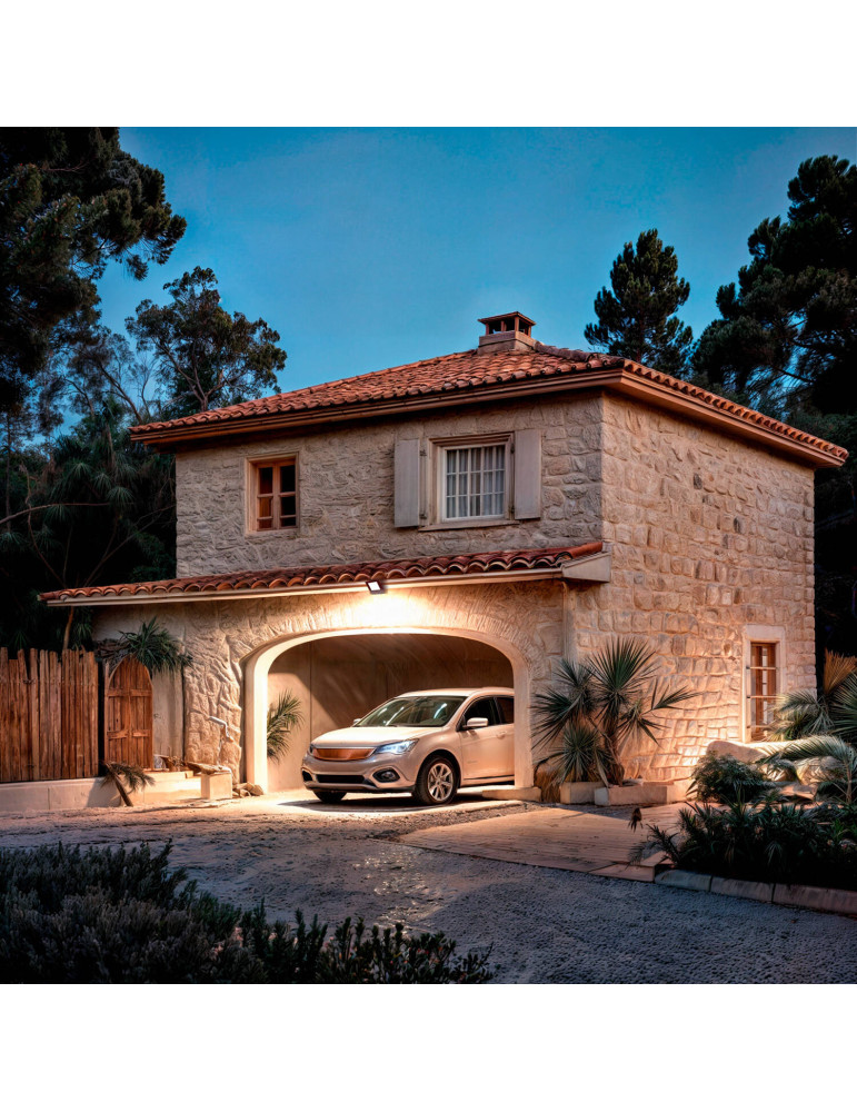 Projecteur LED 50W Dimmable 0-10V 170 lm/W IP65 ELEGANCE Slim PRO Noir