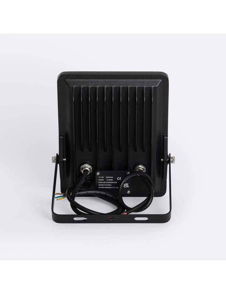 Projecteur LED 50W Dimmable 0-10V 170 lm/W IP65 ELEGANCE Slim PRO Noir