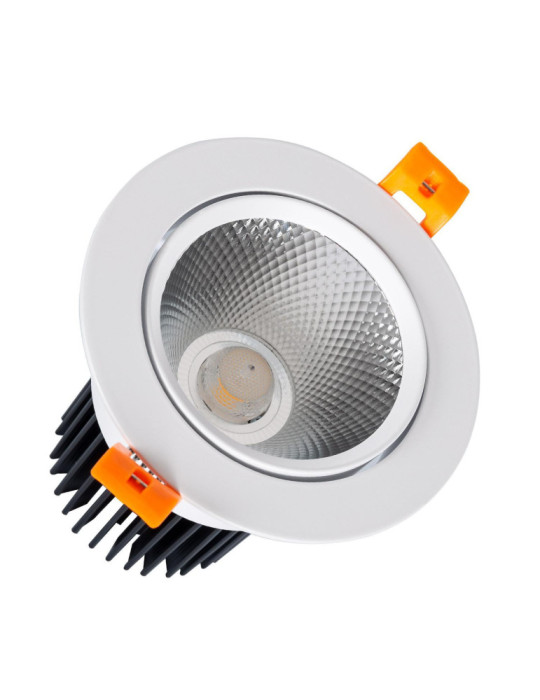 Spot Downlight LED 15W Rond COB CRI90 Coupe Ø 90 mm