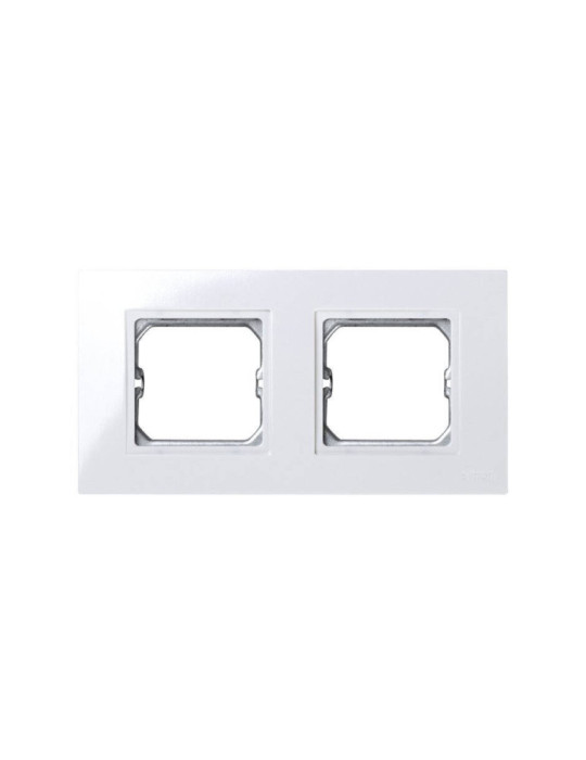 Cadre pour Pièce Intermédiaire 2 Emplacements Blanc SIMON 27 Play 2701620-030