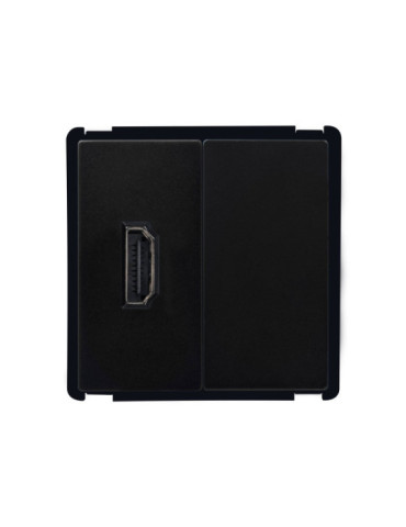 Prise HDMI + Obturateur Modern