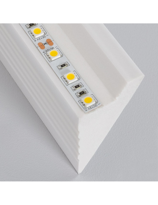 Moulure Diagonale Modern 2m pour Ruban LED