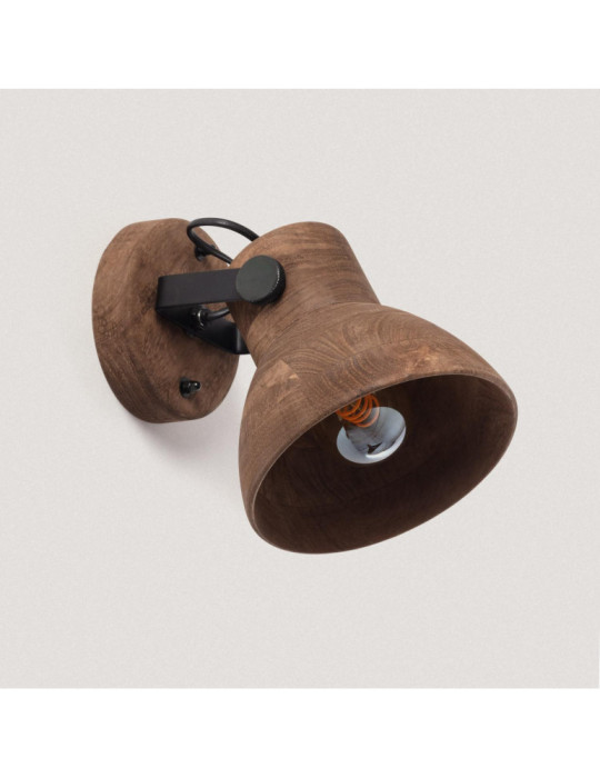 Applique Murale Bois Dallas ILUZZIA Applique Murale Bois Dallas ILUZZIA