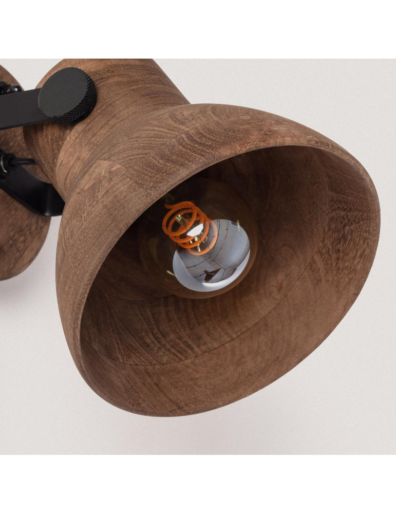 Applique Murale Bois Dallas ILUZZIA