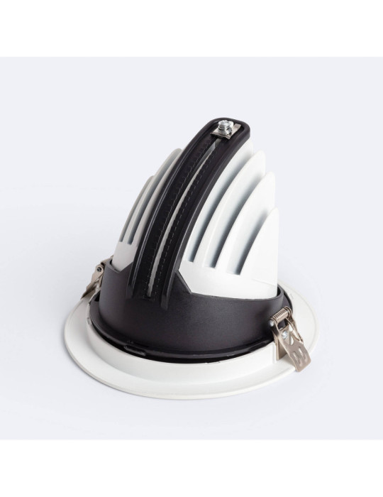 Downlight LED 30W Rond Orientable OSRAM CCT 120 lm/W LIFUD Coupe Ø 150 mm