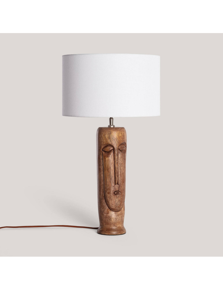 Lampe à Poser Bois Divya ILUZZIA