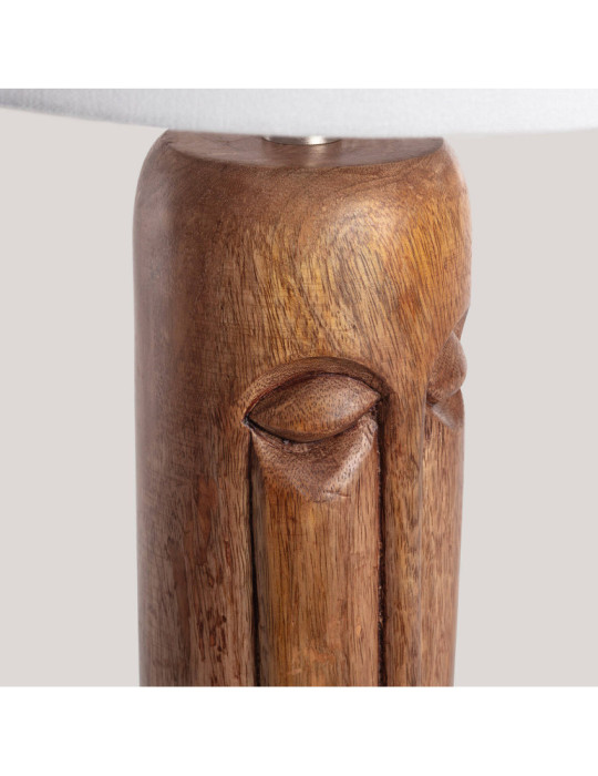 Lampe à Poser Bois Divya ILUZZIA