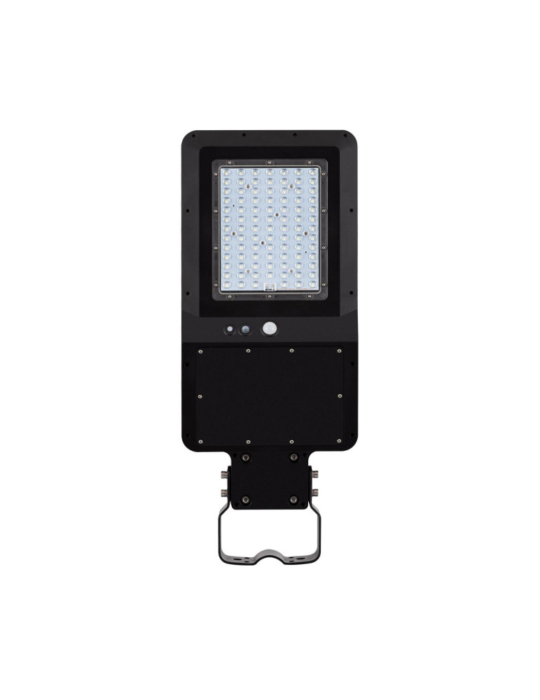 Lampadaire LED Solaire 4800 lm 110 lm/W avec Détecteur de Présence et Crépusculaire