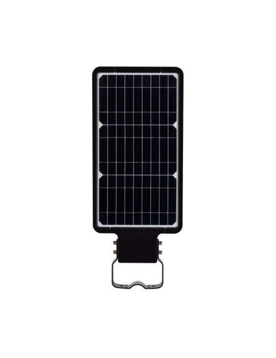 Lampadaire LED Solaire 4800 lm 110 lm/W avec Détecteur de Présence et Crépusculaire