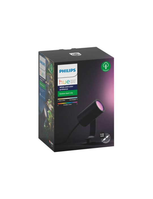 Rallonge Spot sur Piquet White Color Lily 8W PHILIPS Hue