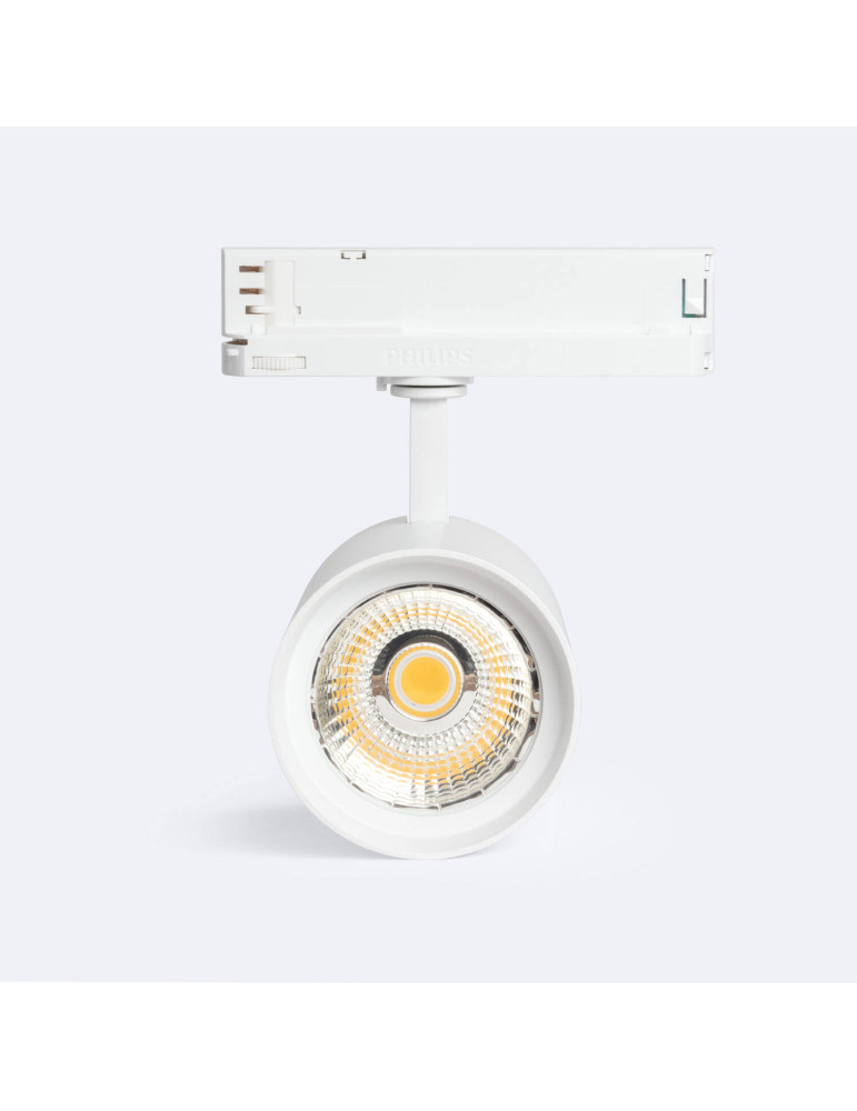Spot LED sur Rail Triphasé 40W d'Angelo LIFUD Blanc