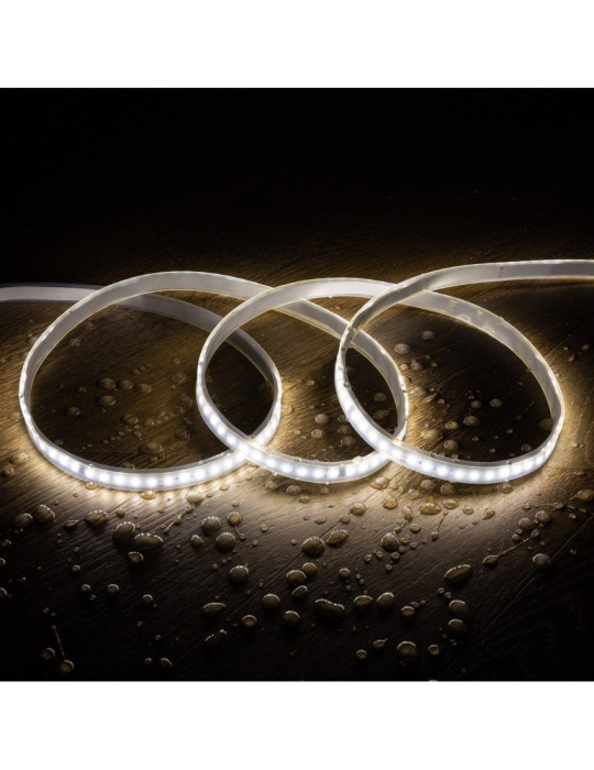 Ruban LED 24V DC Monochrome Digital SPI 120LED/m 10m IP67 Largeur 10mm Coupe tous les 10cm