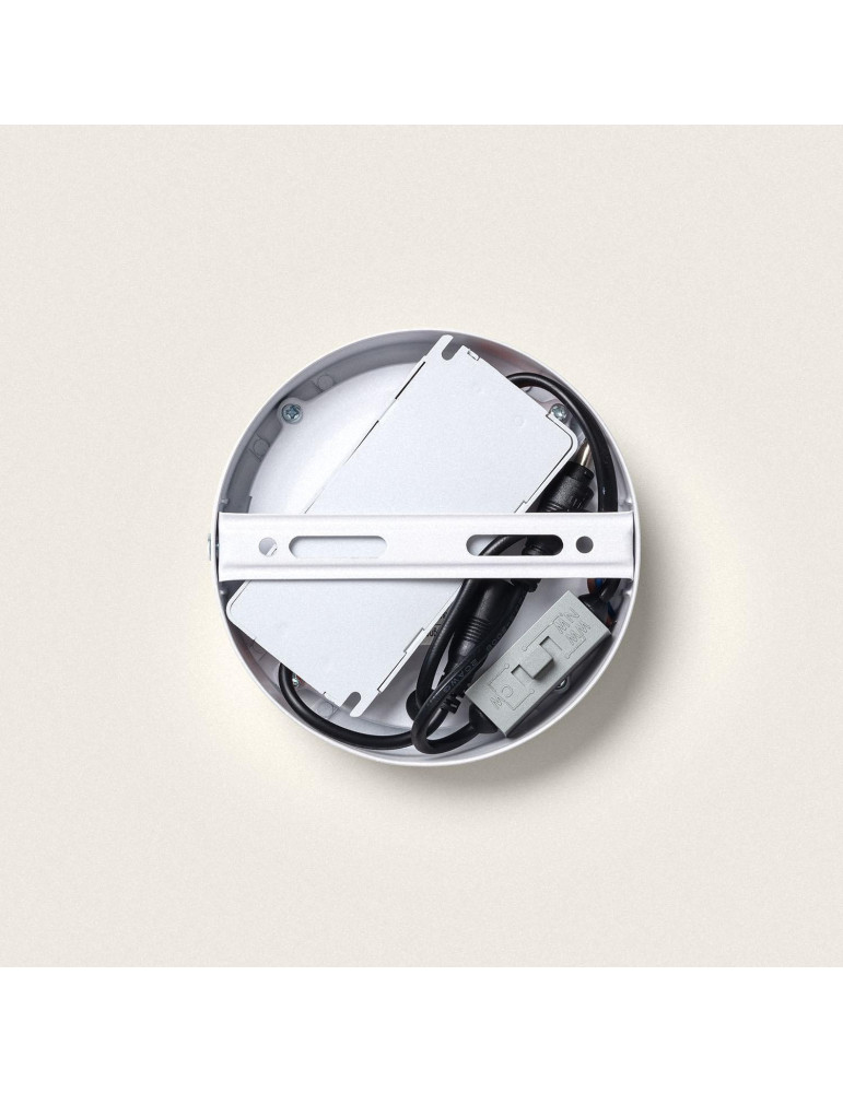 Plafonnier LED Rond 6W Extra-Plat CCT Sélectionnable Ø110 mm