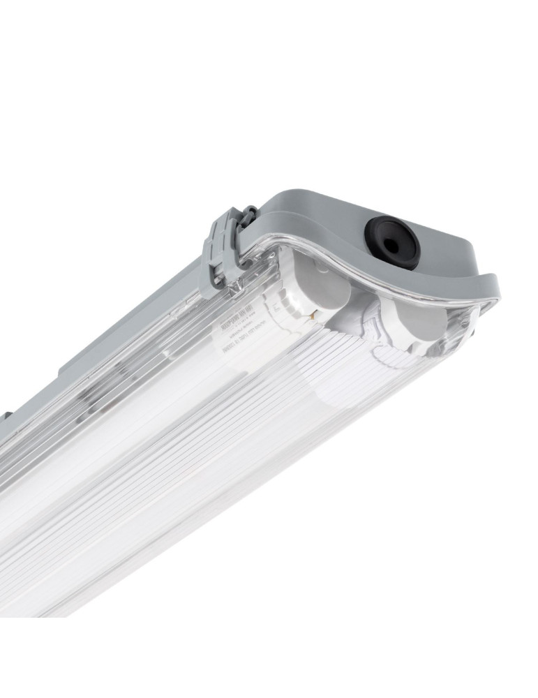Réglette Étanche Slim 150cm IP65 pour deux Tubes LED