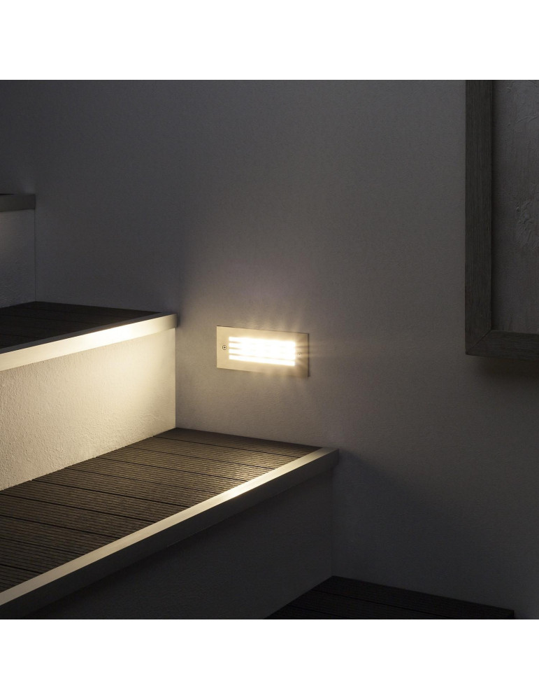 Balise LED Extérieure 4W Encastrable au Mur Morgan