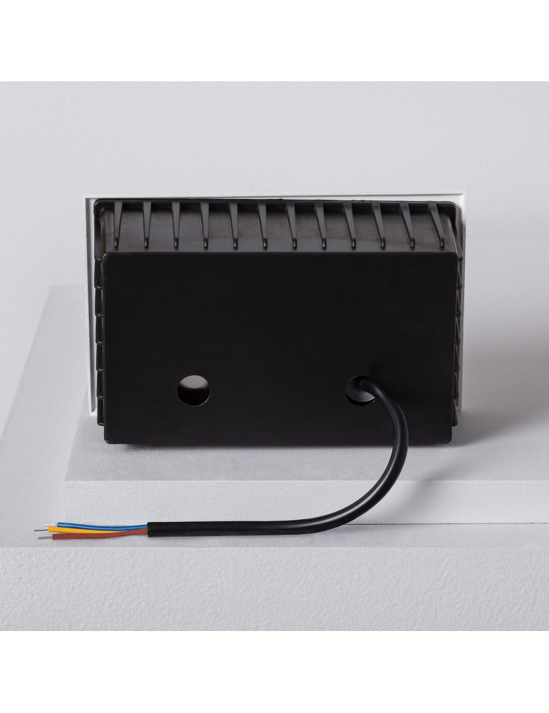 Balise LED Extérieure 5W Encastrable au Mur Goethe Horizon Blanche