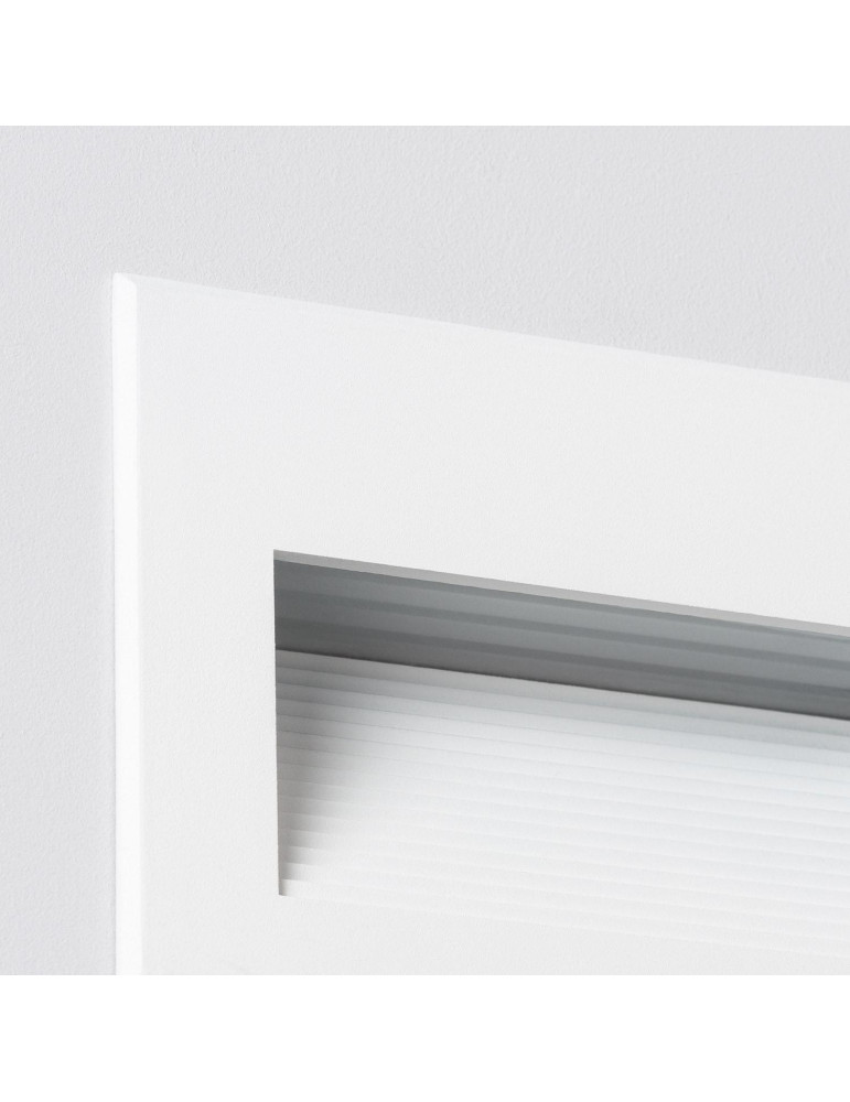 Balise LED Extérieure 5W Encastrable au Mur Goethe Horizon Blanche