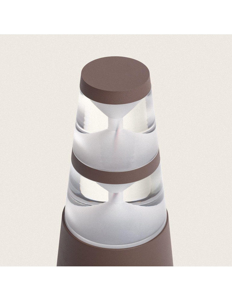 Balise Extérieure LED 8W sur Pied 38 cm en Saillie Danko