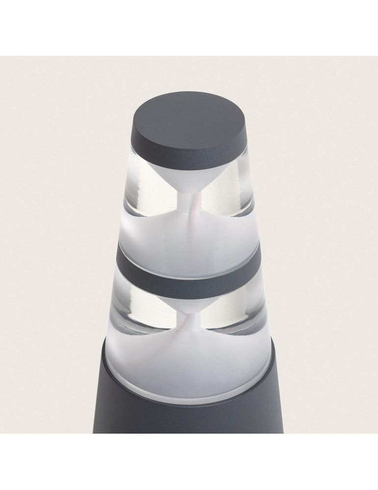 Balise Extérieure LED 8W sur Pied 38 cm en Saillie Danko