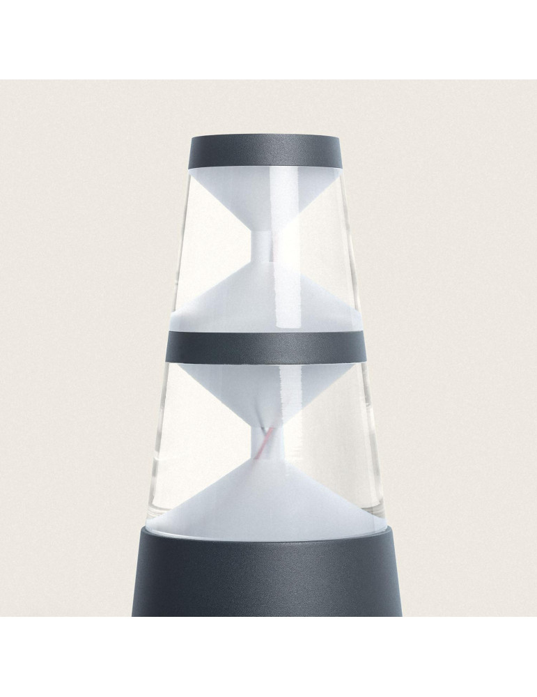 Balise Extérieure LED 8W sur Pied 38 cm en Saillie Danko